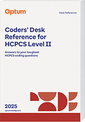 Coders' Desk Reference for HCPCS 2025 Book Cover