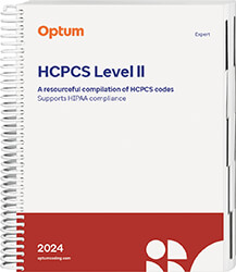 HCPCS Level II 2024 Expert Spiral Book Cover
