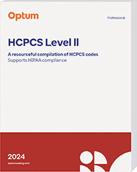 HCPCS Level II 2024 Professional Book Cover
