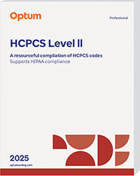 HCPCS Level II 2025 Professional Book Cover